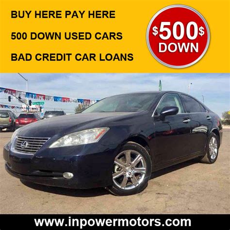 buy here pay here car lots phoenix az